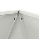 vidaXL Növénytartó Fehér 40 x 40 x 40 cm Acél