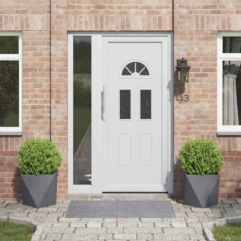 vidaXL Növénytartó 2 pcs Antracit 40 x 40 x 40 cm Acél