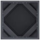 vidaXL Növénytartó 2 pcs Antracit 40 x 40 x 40 cm Acél