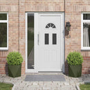 vidaXL Növénytartó 2 pcs Olajzöld 40 x 40 x 40 cm Acél