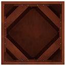 vidaXL Növénytartó 2 db Rozsdás 40 x 40 x 40 cm Időjárásálló acél