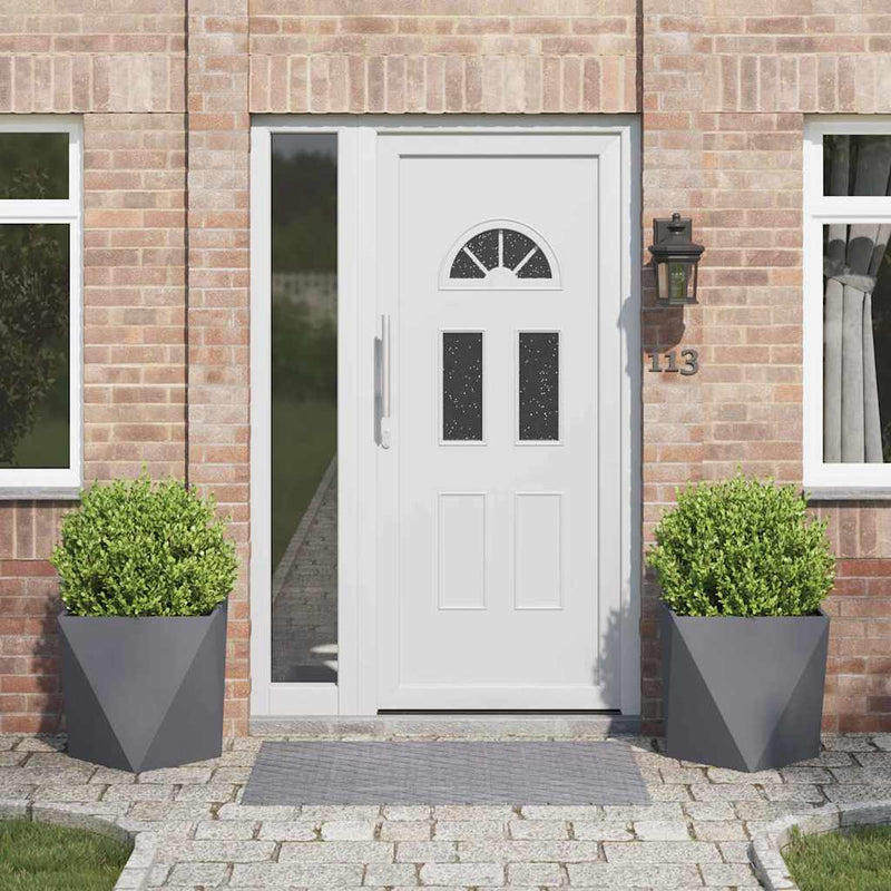 vidaXL Növénytartó 2 pcs Antracit 50 x 50 x 50 cm Acél