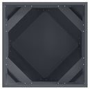 vidaXL Növénytartó 2 pcs Antracit 50 x 50 x 50 cm Acél