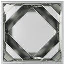 vidaXL Növénytartó 2 pcs Ezüst 50 x 50 x 50 cm Horganyzott acél