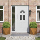 vidaXL Növénytartó 2 pcs Rozsdás 50 x 50 x 50 cm Időjárásálló acél