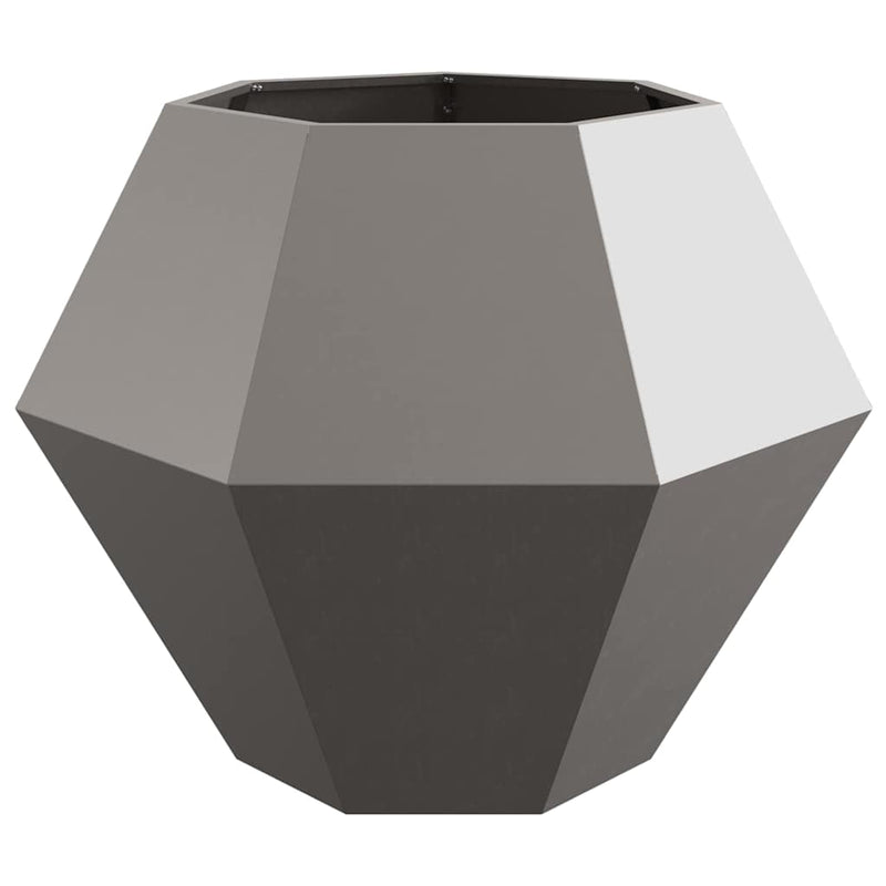 vidaXL Növénytartó 2 pcs Rozsdás 100 x 100 x 80 cm Időjárásálló acél