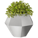 vidaXL Növénytartó 2 pcs Ezüst 75 x 75 x 60 cm Rozsdamentes acél