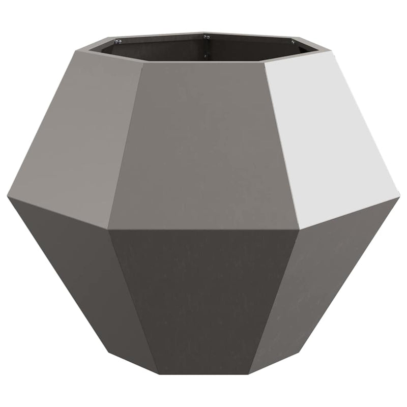 vidaXL Növénytartó Rozsdás 75 x 75 x 60 cm Időjárásálló acél