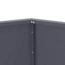 vidaXL Növénytartó Antracit 50 x 50 x 40 cm Acél