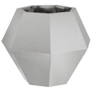 vidaXL Növénytartó 2 pcs Ezüst 50 x 50 x 40 cm Rozsdamentes acél