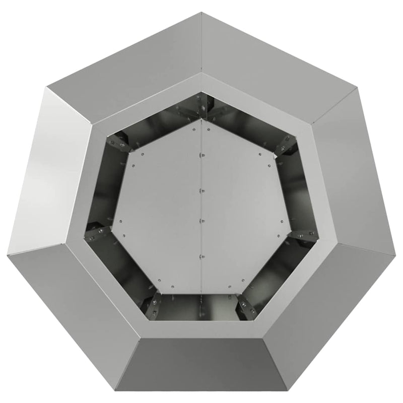 vidaXL Növénytartó 2 pcs Ezüst 50 x 50 x 40 cm Horganyzott acél