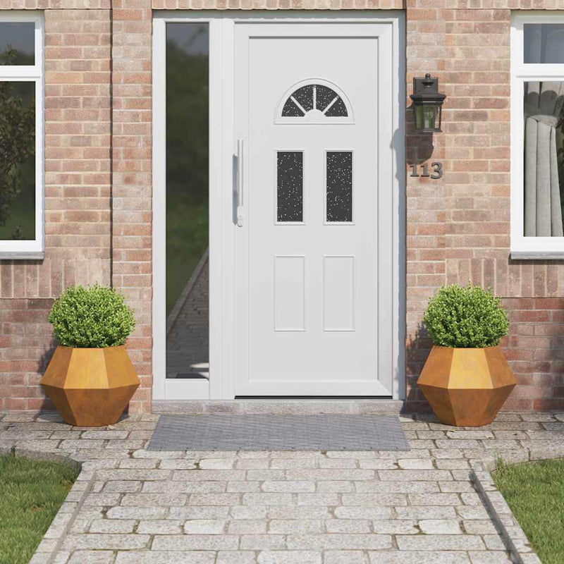 vidaXL Növénytartó 2 pcs Rozsdás 50 x 50 x 40 cm Időjárásálló acél