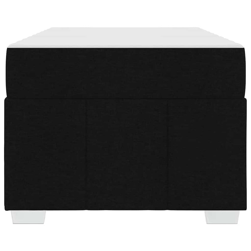 vidaXL Ágykeret matracmal Fekete 100 x 200 cm szövet