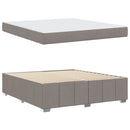 vidaXL Ágykeret matracmal Tópszínű 180 x 200 cm szövet