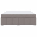 vidaXL Ágykeret matracmal Tópszínű 180 x 200 cm szövet