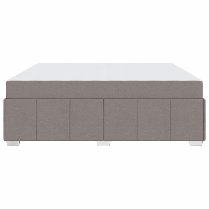 vidaXL Ágykeret matracmal Tópszínű 180 x 200 cm szövet