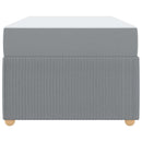 vidaXL Ágykeret matracmal Világosszürke 90 x 200 cm szövet