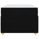 vidaXL Ágykeret matracmal Fekete 90 x 200 cm szövet