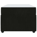 vidaXL Ágykeret matracmal Fekete 90 x 200 cm szövet