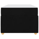 vidaXL Ágykeret matracmal Fekete 100 x 200 cm szövet