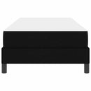 vidaXL Boxrugós ágy matracmal Fekete 80 x 200 cm szövet
