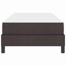 vidaXL Boxrugós ágy matracmal Sötét Barna 80 x 200 cm szövet