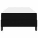 vidaXL Boxrugós ágy matracmal Fekete 90 x 190 cm szövet
