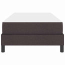 vidaXL Boxrugós ágy matracmal sötétbarna 90 x 190 cm szövet