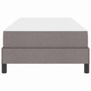 vidaXL Boxrugós ágy matracmal Tópszínű 90 x 190 cm szövet