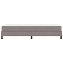 vidaXL Boxrugós ágy matracmal Tópszínű 90 x 190 cm szövet