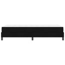 vidaXL Boxrugós ágy matracmal Fekete 90 x 200 cm szövet