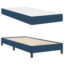 vidaXL Boxrugós ágy matracmal Kék 100 x 200 cm szövet