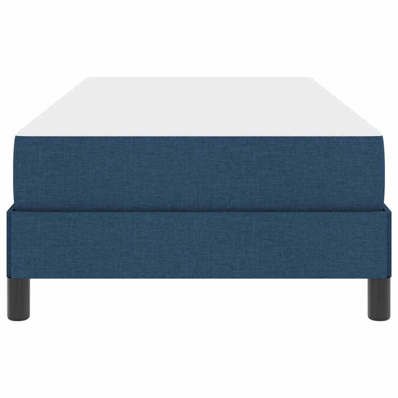 vidaXL Boxrugós ágy matracmal Kék 100 x 200 cm szövet