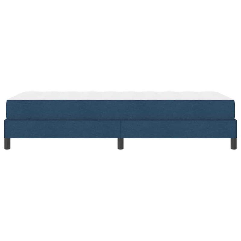 vidaXL Boxrugós ágy matracmal Kék 100 x 200 cm szövet