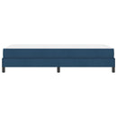 vidaXL Boxrugós ágy matracmal Kék 100 x 200 cm szövet