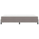 vidaXL Boxrugós ágy matracmal Tópszínű 120 x 200 cm szövet