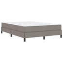 vidaXL Boxrugós ágy matracmal Tópszínű 140 x 200 cm szövet