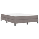 vidaXL Boxrugós ágy matracmal Tópszínű 140 x 200 cm szövet