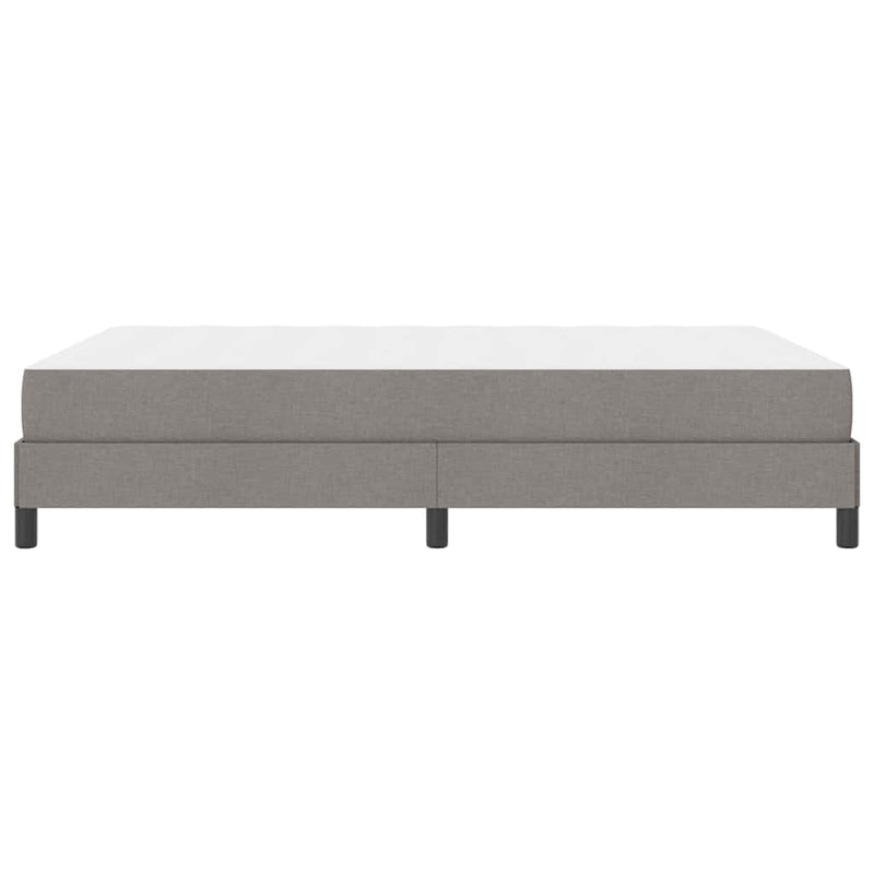 vidaXL Boxrugós ágy matracmal Tópszínű 140 x 200 cm szövet