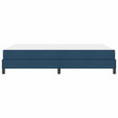 vidaXL Boxrugós ágy matracmal Kék 140 x 200 cm szövet