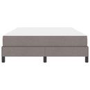 vidaXL Boxrugós ágy matracmal Tópszínű 160 x 200 cm szövet