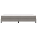 vidaXL Boxrugós ágy matracmal Tópszínű 160 x 200 cm szövet