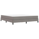 vidaXL Boxrugós ágy matracmal Tópszínű 180 x 200 cm szövet