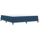 vidaXL Boxrugós ágy matracmal Kék 180 x 200 cm szövet