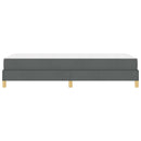vidaXL Boxrugós ágy matracmal Sötétszürke 80 x 200 cm szövet