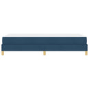 vidaXL Boxrugós ágy matracmal Kék 90 x 200 cm szövet