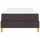 vidaXL Boxrugós ágy matracmal Sötét Barna 100 x 200 cm szövet