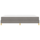vidaXL Boxrugós ágy matracmal Tópszínű 140 x 200 cm szövet