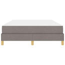 vidaXL Boxrugós ágy matracmal Tópszínű 160 x 200 cm szövet
