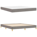 vidaXL Boxrugós ágy matracmal Tópszínű 180 x 200 cm szövet